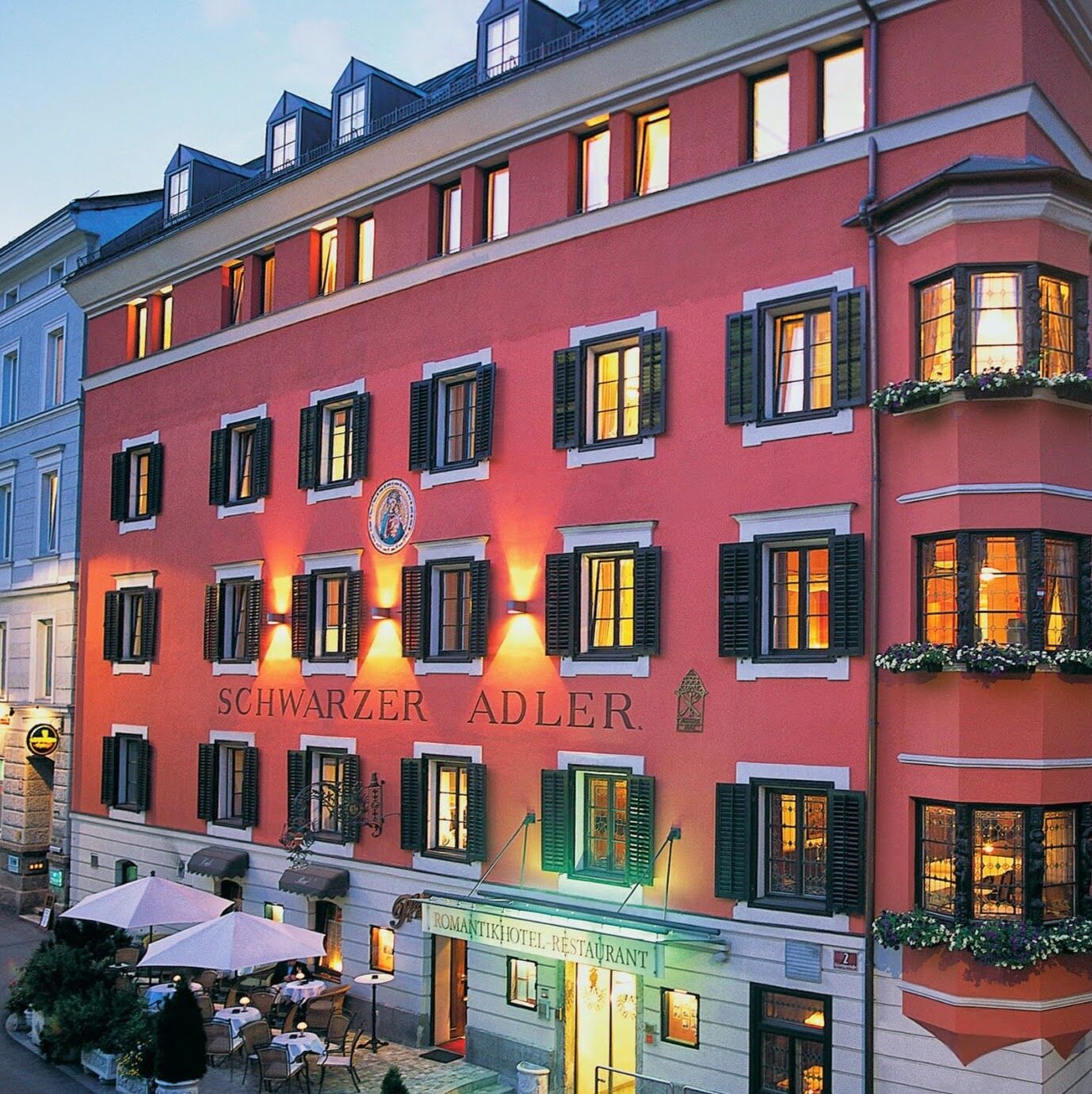 Hotel Schwarzer Adler Innsbruck Eksteriør billede